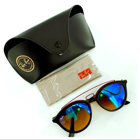 Ray Ban RB4257F Matte Black Sunglasses 55mm Italy - Picture 5 of 6